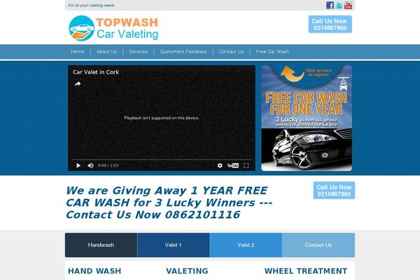 topwash.ie site used Christianus