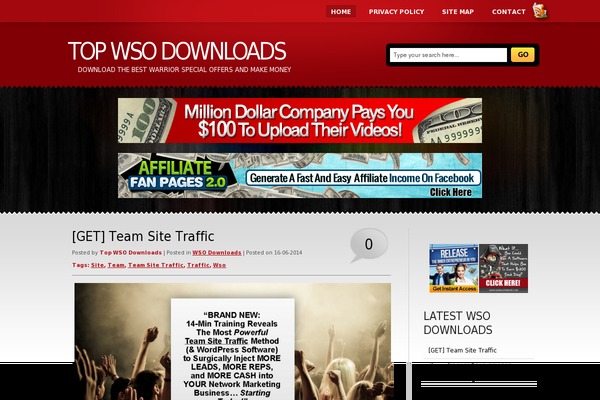 Revenue-pro theme site design template sample