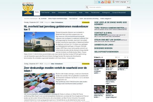 tora-yeshua.nl site used Rm-framework-child-ptoray01