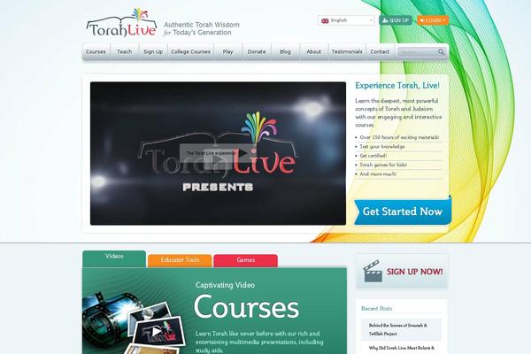 torahlive.com site used Torahlive