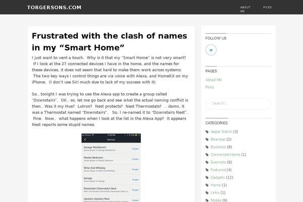 WordPress website example screenshot