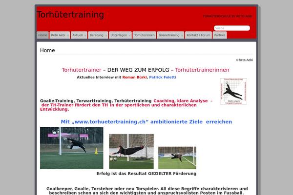 torhuetertraining.ch site used Suffusion-child