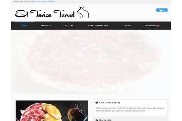 Reviver theme site design template sample