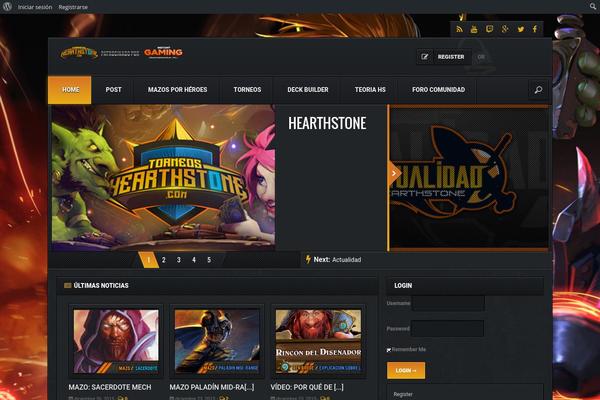 Blackfyre theme websites examples