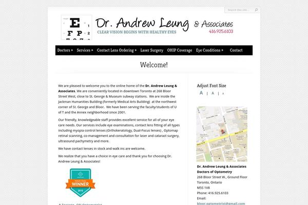 Site using font-resizer plugin