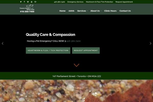 WordPress website example screenshot