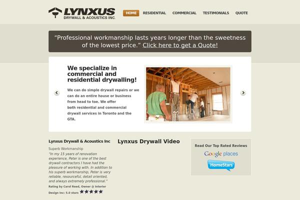 torontodrywallcontractor.com site used Over Easy