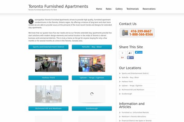 torontofurnishedapartment.ca site used Striking_premium_corporate