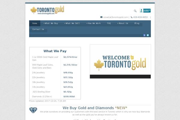 torontogold.com site used Blue Diamond