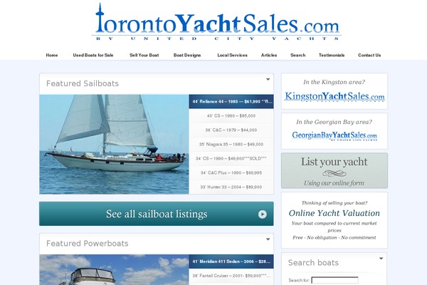 torontoyachtsales.com site used Exehill