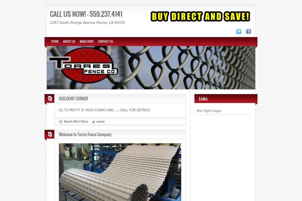 WordPress website example screenshot