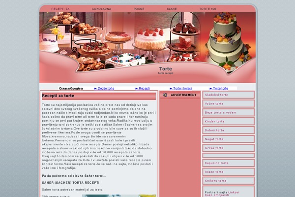tortea.com site used Cakesweets