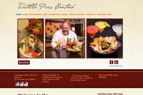 Twenty Ten theme site design template sample