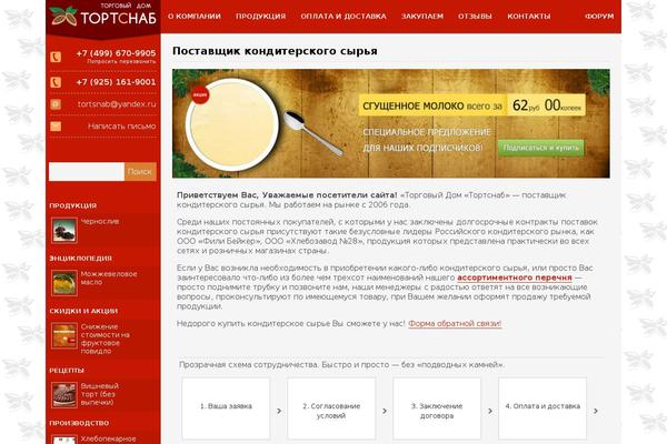 tortsnab-msk.ru site used Tortsnab