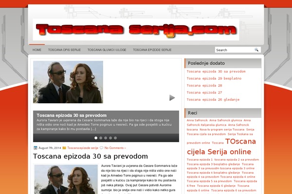 toscanaserija.com site used Orangetech