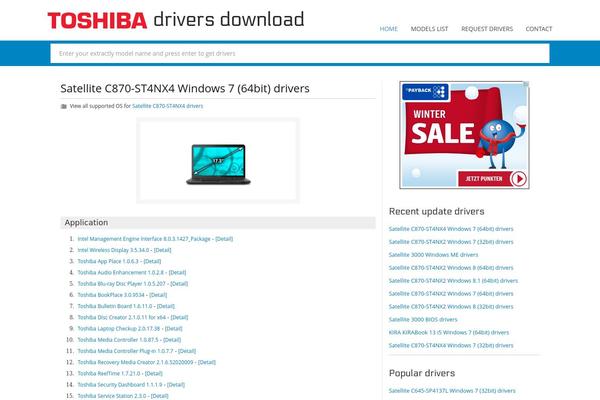 WordPress website example screenshot
