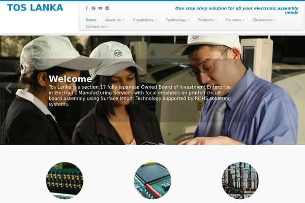 WordPress website example screenshot