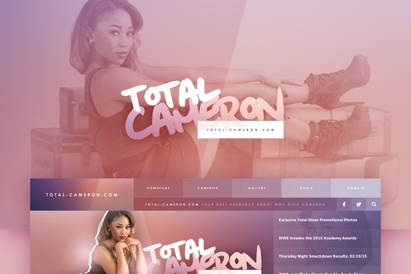 total-cameron.com site used Cameronpinup