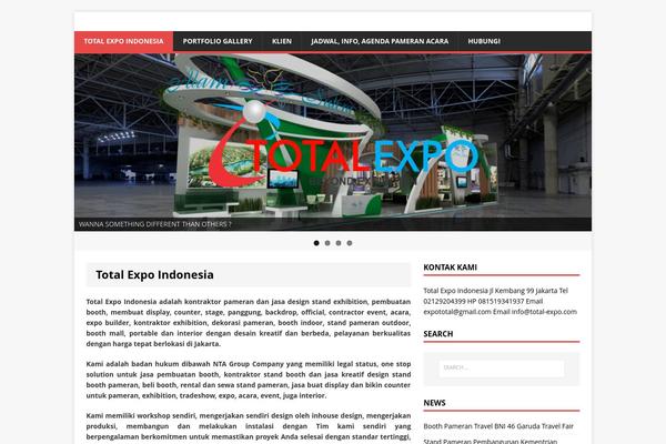 WordPress website example screenshot