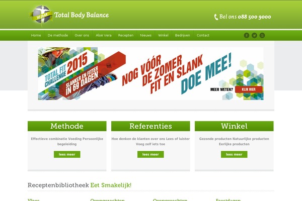 totalbodybalance.nl site used Food Recipes