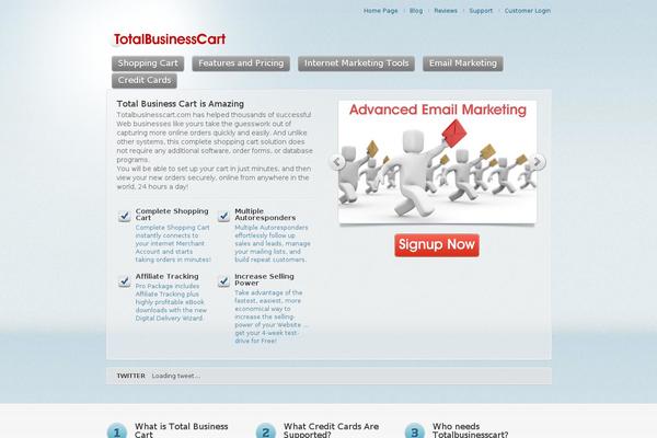 totalbusinesscart.com site used Tbc