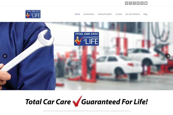 Total theme site design template sample