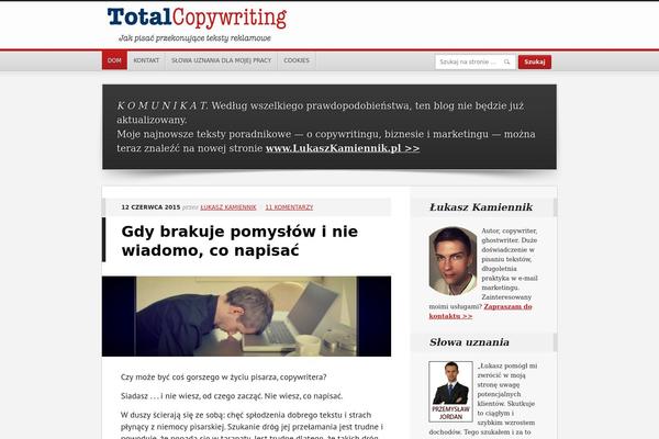 totalcopywriting.pl site used Ad Mag-Lite