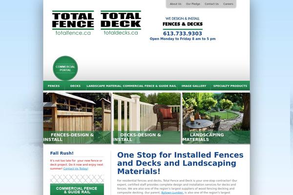 totalfence.ca site used Total-fence