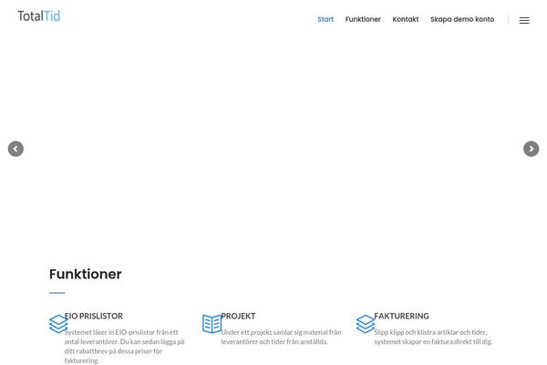 WordPress website example screenshot