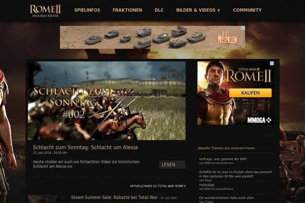 totalwar-rome-2.de site used Totalwarhq