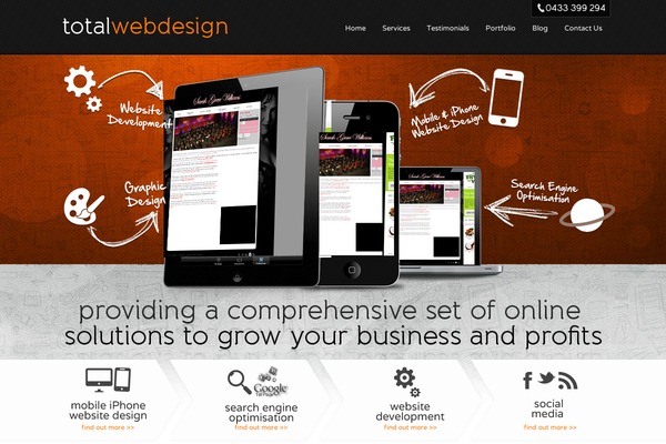 totalwebdesign.com.au site used Total-web-design