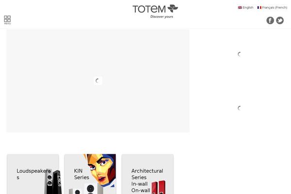 totemacoustic.com site used Totem
