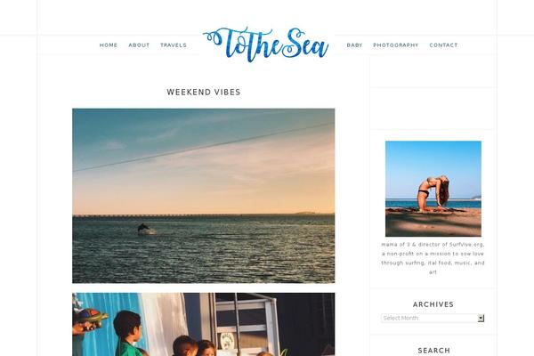 Genesis theme site design template sample