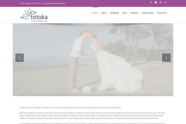 Avada theme site design template sample