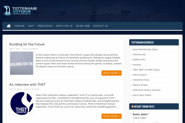 tottenham WordPress theme, websites list used tottenham theme tottenham theme websites examples