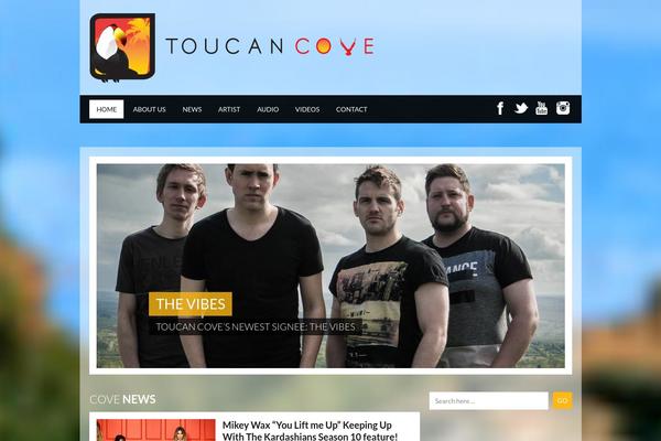 Soundwave theme site design template sample