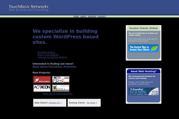 WordPress website example screenshot