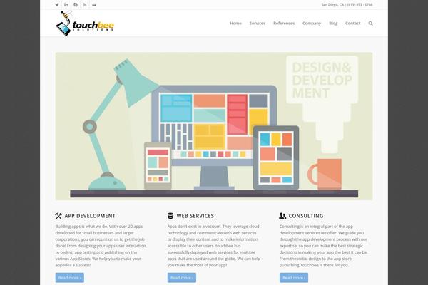 WordPress website example screenshot
