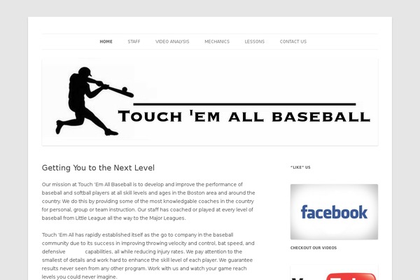Twenty Twelve theme site design template sample