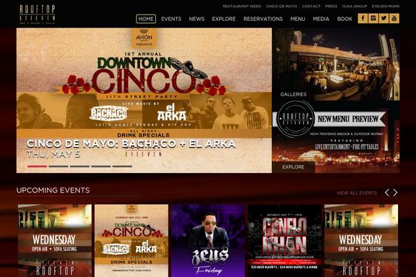 Milano theme site design template sample