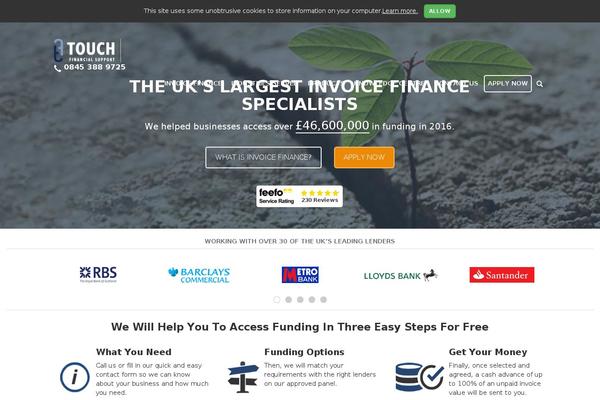 touchfinancial.co.uk site used Touchv2