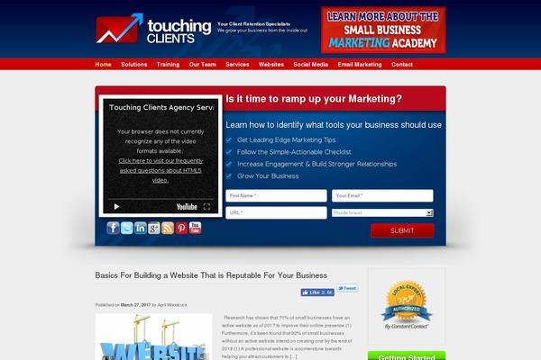 touchingclients.com site used Touchingclients