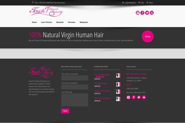 touchofnaturalbeauty.com site used Couture