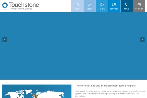 Touchstone theme site design template sample
