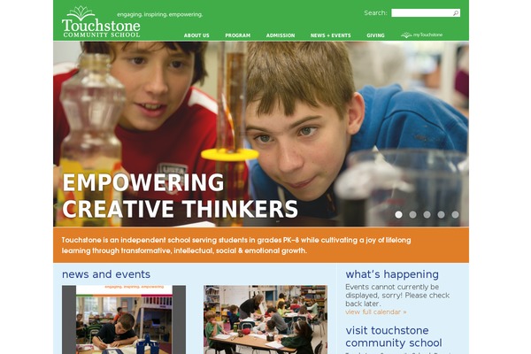 touchstoneschool.com site used Touchstone