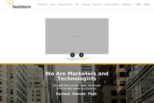 touchstorm.com site used Divi2016