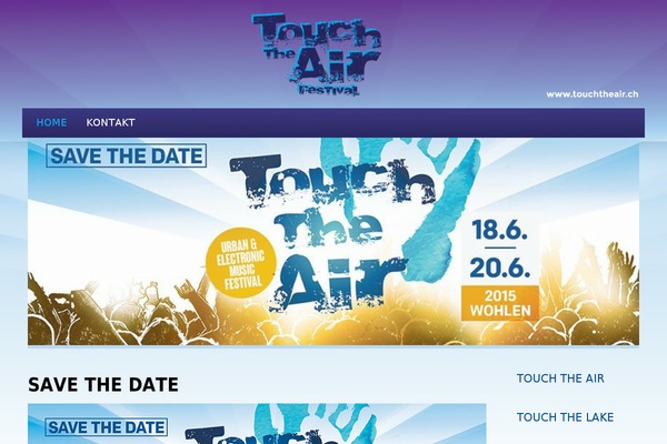 touchtheair.ch site used Musterpage-v8