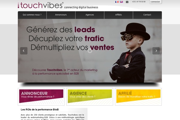touchvibes.fr site used Espdir
