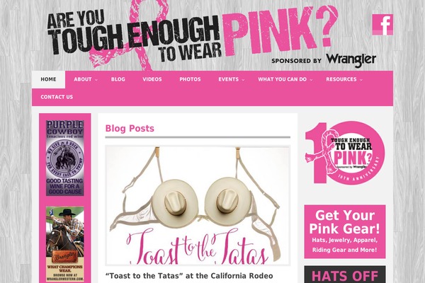 toughenoughtowearpink.com site used Tough-pink