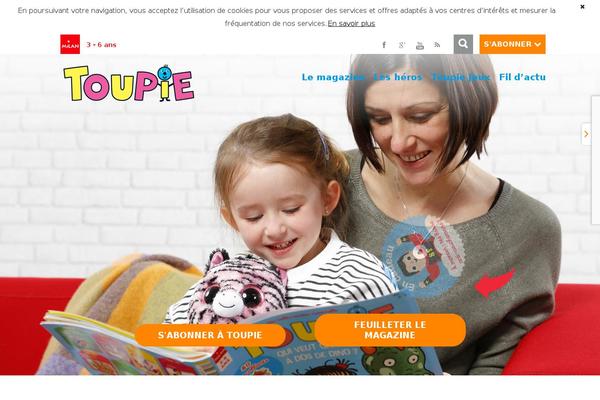 toupie-magazine.com site used Toupie